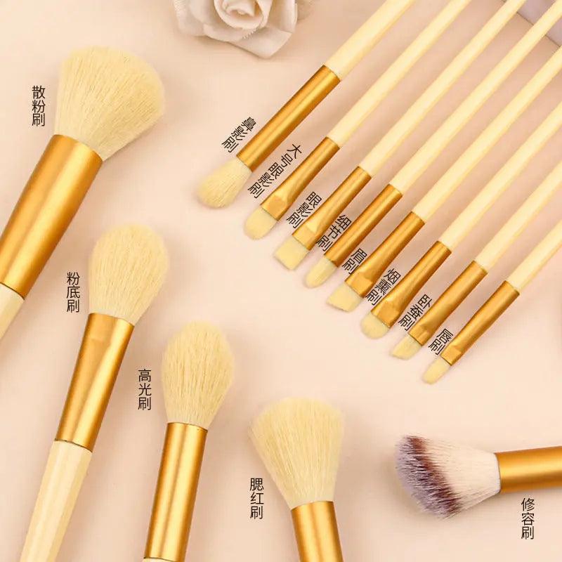 MMU031 13 pcs Makeup Brushes Set - SJB-DIAMOND ELITES
