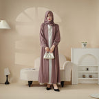 Cardigan Abaya, Western Style Abaya (MOA061) - SJB-DIAMOND ELITES