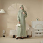 Cardigan Abaya, Western Style Abaya (MOA061) - SJB-DIAMOND ELITES