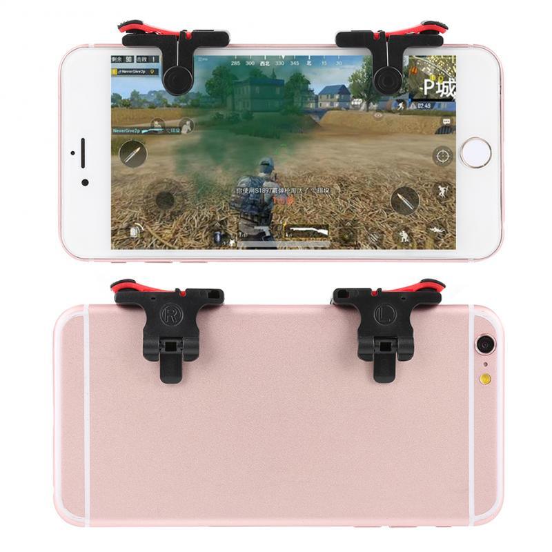 Mobile Game Triggers Fire Button Aim Key Shooter High Sensitivity Phone Game Gamepad For Universal Smartphone Mobile Game Controllers, Phone Triggers for Mobile Phone, Shooter Sensitive Controller Joysticks Gamepad Stevvex