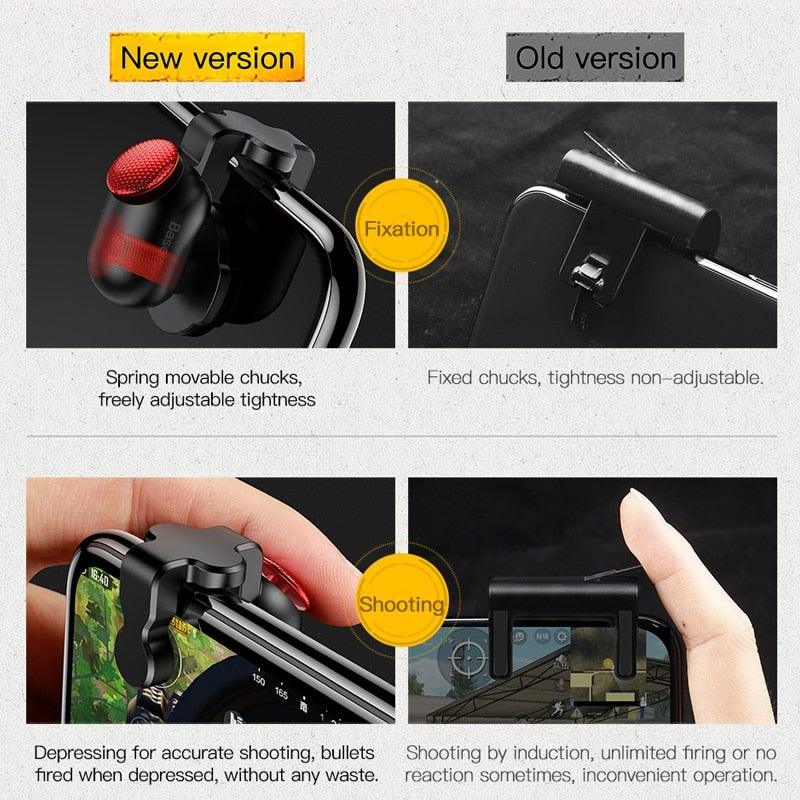 Mobile Gamepad Joystick For Joypad Trigger Fire Aim  Button Lightweight Controller For Phone Portable Game Pad Phone Gaming Accesorios Stevvex