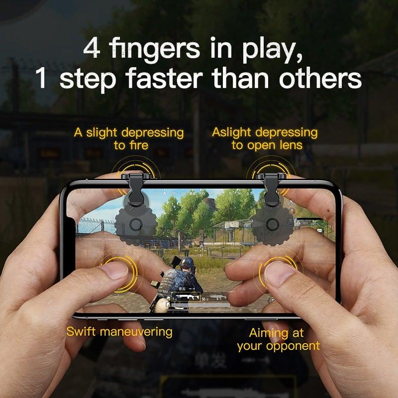 Mobile Gamepad Joystick For Joypad Trigger Fire Aim  Button Lightweight Controller For Phone Portable Game Pad Phone Gaming Accesorios Stevvex