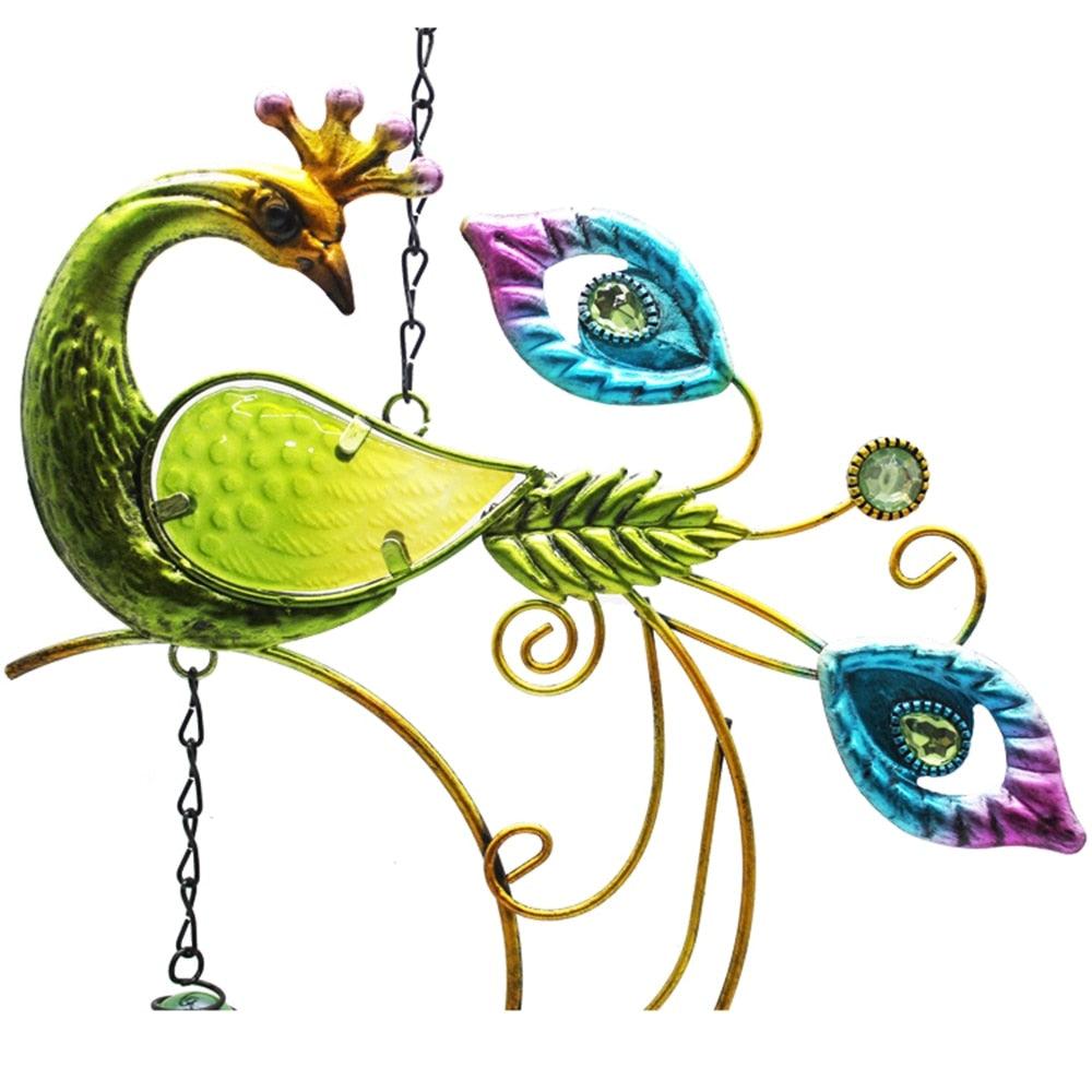 Mobile Hanging Wind Chimes Yard Garden Beauty Peacock Design Large Hanging Home Decor Pendant Outdoor Ornament For Home Garden Decoration Room Decor Stevvex