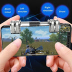 Mobile Trigger Gamepad Controller Sensitive Touch Fire Button Shooter Grip Trigger Aim Key Joystick for IOS Android Stevvex