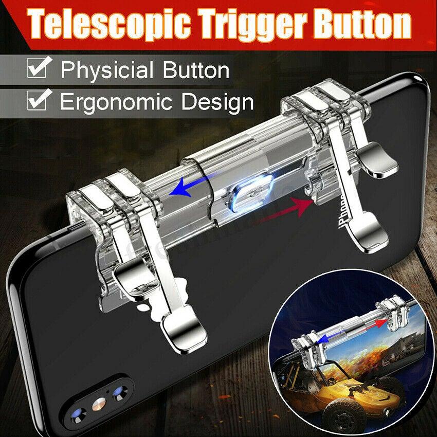 Mobile Trigger Gamepad Controller Sensitive Touch Fire Button Shooter Grip Trigger Aim Key Joystick for IOS Android Stevvex