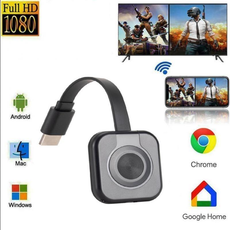 Mobile WiFi HD Projector Wifi HD Compatible Projector Wireless Mirroring Screen Display Adapter HD 1080P HDMI For TV Phone Laptop Stevvex
