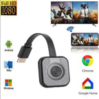 Mobile WiFi HD Projector Wifi HD Compatible Projector Wireless Mirroring Screen Display Adapter HD 1080P HDMI For TV Phone Laptop Stevvex