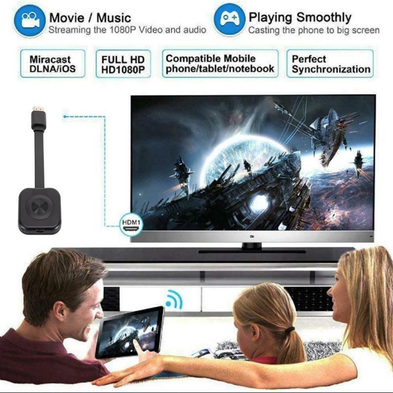 Mobile WiFi HD Projector Wifi HD Compatible Projector Wireless Mirroring Screen Display Adapter HD 1080P HDMI For TV Phone Laptop Stevvex