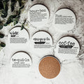Funny Drink Definition Coasters Set Dictionary Quote Coasters For Bar And Countertop Decor BandsCo Straps