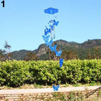Model Creative Crystal Butterflies-Wind Chime Hanging Ornament  Mobile Wind Bell Garden Ornament Lucky Yard Garden Living Room Home/Wall/Room For Mom Birthday Gift Metal Music Wind Chimes Indoor & Outdoor Decor Stevvex