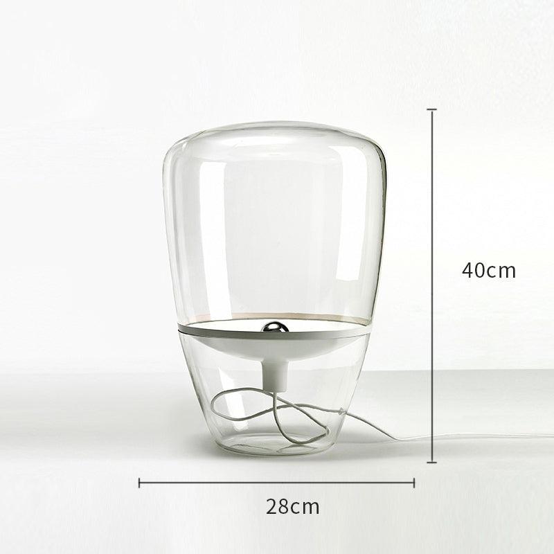 Modern Art Deco Living Room Table Lamp Glass Table Lamps for Living Room Home Deco Indoor Bedside Lamp Decorative Table Lamp Cute Study Lamps for Bedroom Décor Stevvex