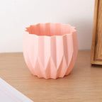 Modern Artifical Floral Plastic Vase Imitation Ceramic Flower Pot For Home Decor Living Room Centerpieces And Events Ornamnet Stevvex