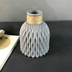 Modern Artifical Floral Plastic Vase Imitation Ceramic Flower Pot For Home Decor Living Room Centerpieces And Events Ornamnet Stevvex