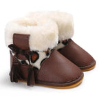 Modern Baby Leopard Print Rubber Sole Non-slip Baby Shoes Fashion Shoes Boots for Girls And Kids