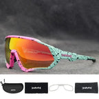 Modern Black Bike Glasses Sports Running Eyewear Fishing Polarized Glasses For Men And Women Cool Unisex Cycling UV400 Glasses For Running Stevvex