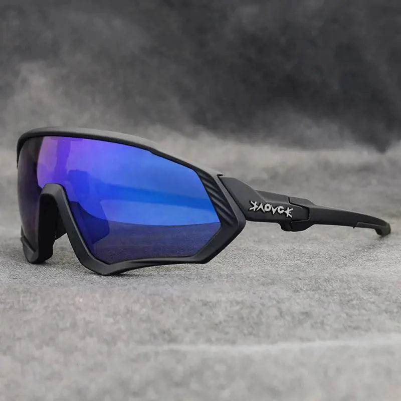 Modern Black Bike Glasses Sports Running Eyewear Fishing Polarized Glasses For Men And Women Cool Unisex Cycling UV400 Glasses For Running Stevvex
