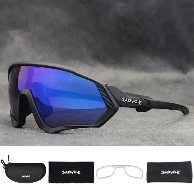 Modern Black Bike Glasses Sports Running Eyewear Fishing Polarized Glasses For Men And Women Cool Unisex Cycling UV400 Glasses For Running Stevvex