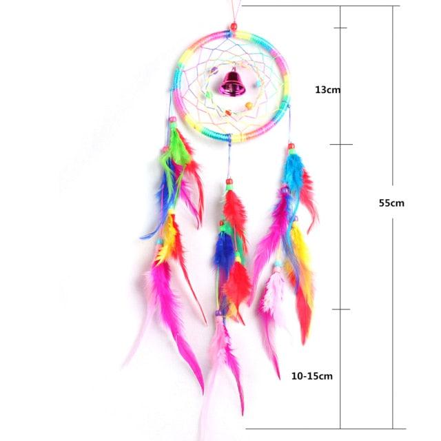 Modern Dream Catcher Wolf Totem Car Hanging Ornaments Pendant Wolf Decor Traditional Feather Wind Chimes Handmade For Bedroom Wall Hanging Home Decorations Crafts Stevvex