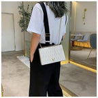 Modern Elegant Luxury Sterling Pu Leather Crossbody Bags For Women And Girls Designer Chains Shoulder Messenger Bag For Female Stevvex