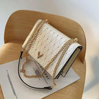 Modern Elegant Luxury Sterling Pu Leather Crossbody Bags For Women And Girls Designer Chains Shoulder Messenger Bag For Female Stevvex