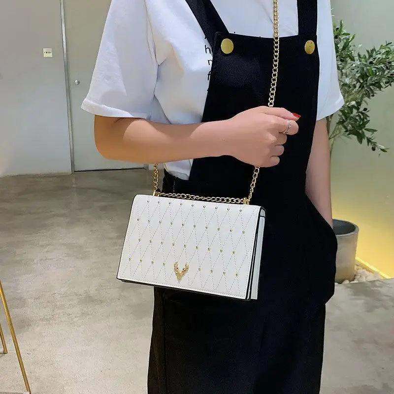 Modern Elegant Luxury Sterling Pu Leather Crossbody Bags For Women And Girls Designer Chains Shoulder Messenger Bag For Female Stevvex