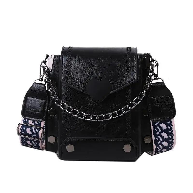 Modern Elegant Stunning Heart-Shaped Women's Bag Cute Studded Shoulder Bag For Women And Girls Stevvex