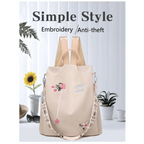 Modern Elegant  Waterproof Women's Backpack Fashionable Anti-theft Women Backpacks Nice Print School Bag High Quality Large Capacity Backpack