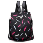 Modern Elegant  Waterproof Women's Backpack Fashionable Anti-theft Women Backpacks Nice Print School Bag High Quality Large Capacity Backpack