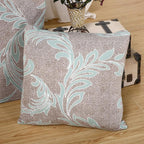 Modern Floral Pillow Cover Matching Sofa Pillowcases Decorative Cushion Covers For Couch Sofa Home Office Throw Pillow Covers Modern Pretty White Floral Hand Couch Sofa Decorative Pillow Cases Cushion Home Decor 2 pieces 45*45cm Stevvex