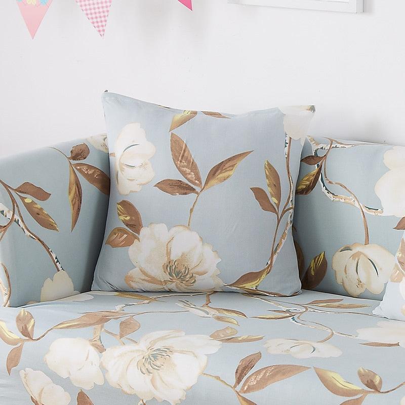 Modern Floral Pillow Cover Matching Sofa Pillowcases Decorative Cushion Covers For Couch Sofa Home Office Throw Pillow Covers Modern Pretty White Floral Hand Couch Sofa Decorative Pillow Cases Cushion Home Decor 2 pieces 45*45cm Stevvex