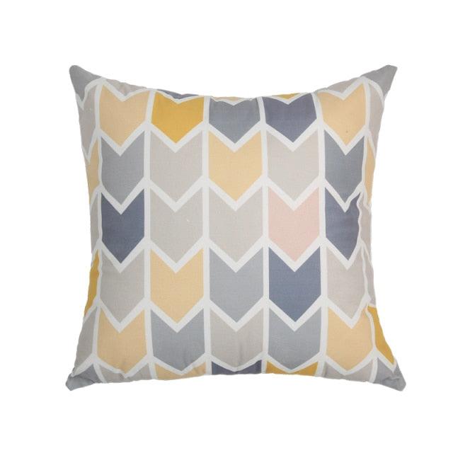 Modern Geometric Decorative Geometric Pillow Cushion Cases Outdoor Square Yellow Decorative Pillow Covers For Couch Bedroom Pillow Cases Cushion Covers Stevvex