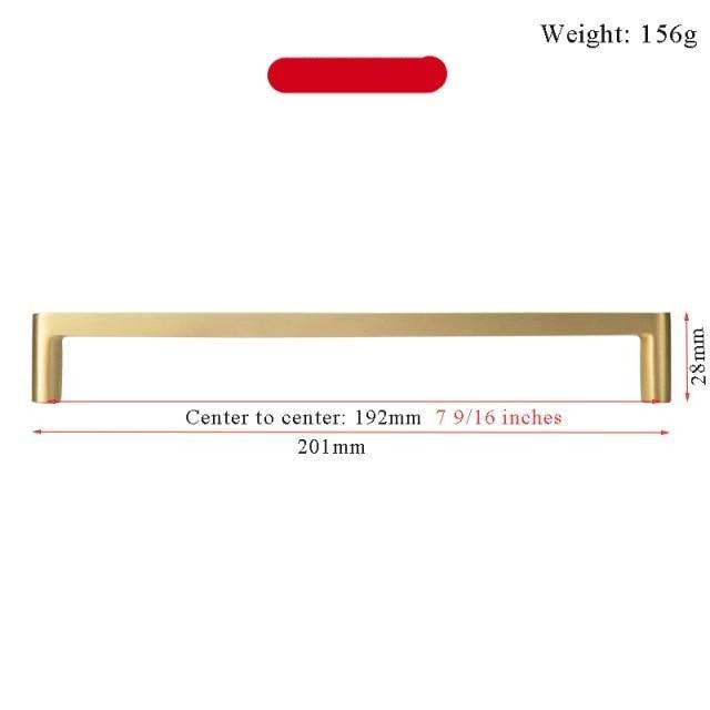 Modern Gold Knob Pure Copper Kitchen Cabinet Handles Cupboard Door Pulls Drawer Knobs Brass Furniture Handle Hardware Drawer Pulls Cupboard Knob For Kitchen Furniture Hardware Stevvex