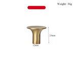 Modern Gold Knob Pure Copper Kitchen Cabinet Handles Cupboard Door Pulls Drawer Knobs Brass Furniture Handle Hardware Drawer Pulls Cupboard Knob For Kitchen Furniture Hardware Stevvex