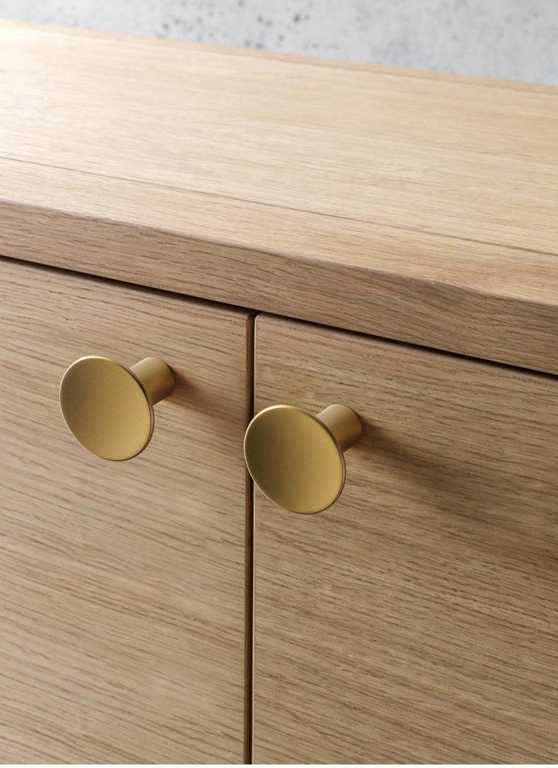 Modern Gold Knob Pure Copper Kitchen Cabinet Handles Cupboard Door Pulls Drawer Knobs Brass Furniture Handle Hardware Drawer Pulls Cupboard Knob For Kitchen Furniture Hardware Stevvex