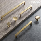 Modern Gold Knob Pure Copper Kitchen Cabinet Handles Cupboard Door Pulls Drawer Knobs Brass Furniture Handle Hardware Drawer Pulls Cupboard Knob For Kitchen Furniture Hardware Stevvex