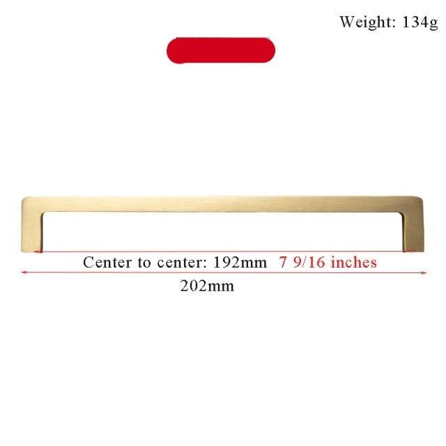 Modern Gold Knob Pure Copper Kitchen Cabinet Handles Cupboard Door Pulls Drawer Knobs Brass Furniture Handle Hardware Drawer Pulls Cupboard Knob For Kitchen Furniture Hardware Stevvex