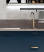 Modern Gold Knob Pure Copper Kitchen Cabinet Handles Cupboard Door Pulls Drawer Knobs Brass Furniture Handle Hardware Drawer Pulls Cupboard Knob For Kitchen Furniture Hardware Stevvex