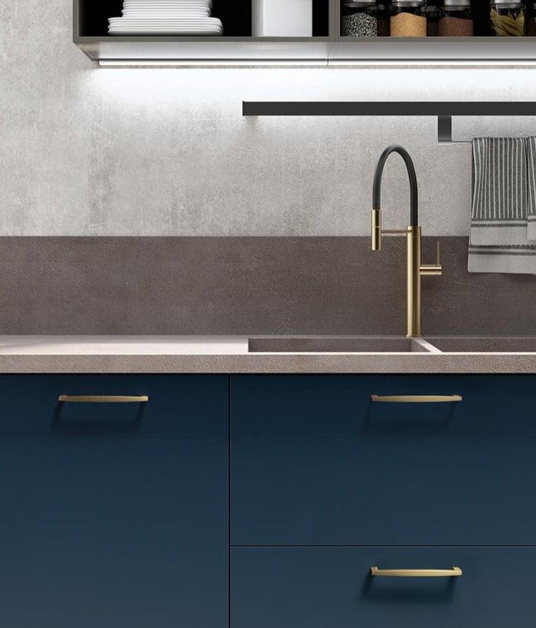 Modern Gold Knob Pure Copper Kitchen Cabinet Handles Cupboard Door Pulls Drawer Knobs Brass Furniture Handle Hardware Drawer Pulls Cupboard Knob For Kitchen Furniture Hardware Stevvex