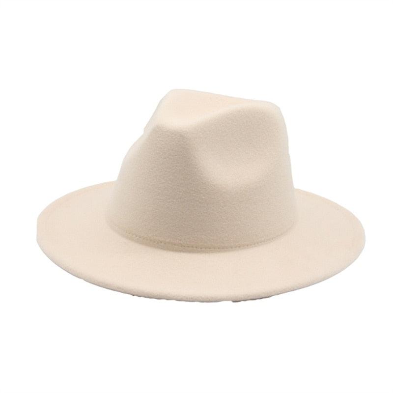 Modern Hats For Women Fedoras Winter Women Hats Simple Classic Hat Wedding Lady Retro Wide Brim Floppy Hat Men Fedora Hat Fashionable Classic Wide Brim Hat For Summer Dress Hats Stevvex