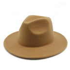 Modern Hats For Women Fedoras Winter Women Hats Simple Classic Hat Wedding Lady Retro Wide Brim Floppy Hat Men Fedora Hat Fashionable Classic Wide Brim Hat For Summer Dress Hats Stevvex