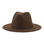 Modern Hats For Women Fedoras Winter Women Hats Simple Classic Hat Wedding Lady Retro Wide Brim Floppy Hat Men Fedora Hat Fashionable Classic Wide Brim Hat For Summer Dress Hats Stevvex