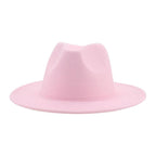 Modern Hats For Women Fedoras Winter Women Hats Simple Classic Hat Wedding Lady Retro Wide Brim Floppy Hat Men Fedora Hat Fashionable Classic Wide Brim Hat For Summer Dress Hats Stevvex