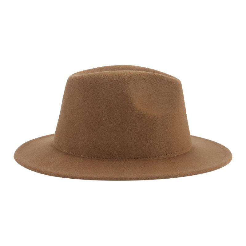 Modern Hats For Women Fedoras Winter Women Hats Simple Classic Hat Wedding Lady Retro Wide Brim Floppy Hat Men Fedora Hat Fashionable Classic Wide Brim Hat For Summer Dress Hats Stevvex