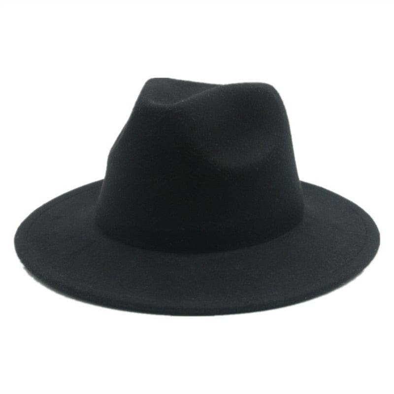 Modern Hats For Women Fedoras Winter Women Hats Simple Classic Hat Wedding Lady Retro Wide Brim Floppy Hat Men Fedora Hat Fashionable Classic Wide Brim Hat For Summer Dress Hats Stevvex