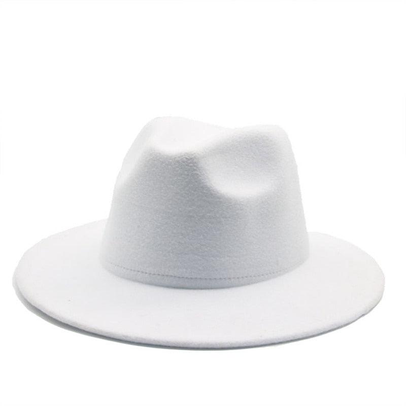 Modern Hats For Women Fedoras Winter Women Hats Simple Classic Hat Wedding Lady Retro Wide Brim Floppy Hat Men Fedora Hat Fashionable Classic Wide Brim Hat For Summer Dress Hats Stevvex