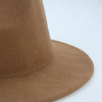 Modern Hats For Women Fedoras Winter Women Hats Simple Classic Hat Wedding Lady Retro Wide Brim Floppy Hat Men Fedora Hat Fashionable Classic Wide Brim Hat For Summer Dress Hats Stevvex