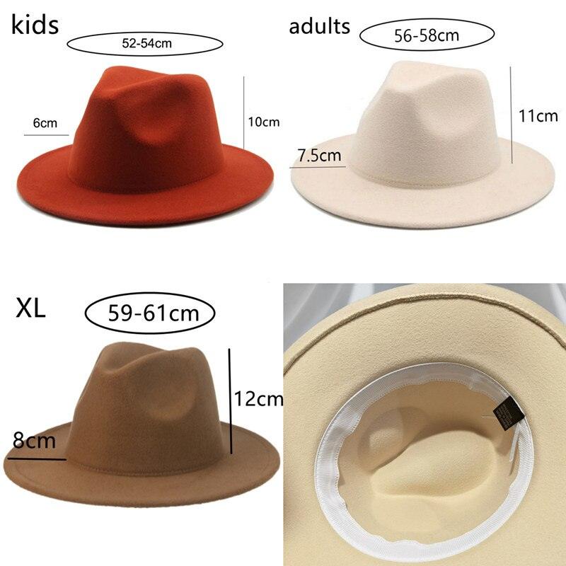 Modern Hats For Women Fedoras Winter Women Hats Simple Classic Hat Wedding Lady Retro Wide Brim Floppy Hat Men Fedora Hat Fashionable Classic Wide Brim Hat For Summer Dress Hats Stevvex