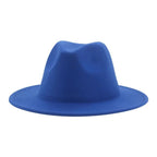 Modern Hats For Women Fedoras Winter Women Hats Simple Classic Hat Wedding Lady Retro Wide Brim Floppy Hat Men Fedora Hat Fashionable Classic Wide Brim Hat For Summer Dress Hats Stevvex