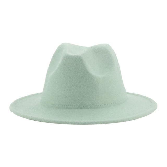 Modern Hats For Women Fedoras Winter Women Hats Simple Classic Hat Wedding Lady Retro Wide Brim Floppy Hat Men Fedora Hat Fashionable Classic Wide Brim Hat For Summer Dress Hats Stevvex