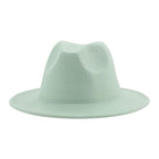 Modern Hats For Women Fedoras Winter Women Hats Simple Classic Hat Wedding Lady Retro Wide Brim Floppy Hat Men Fedora Hat Fashionable Classic Wide Brim Hat For Summer Dress Hats Stevvex